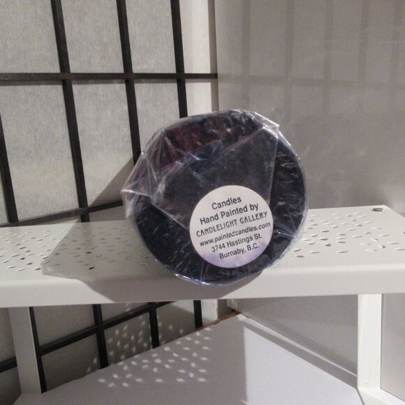 Fishing in the Dark, Candle, Hand Painted, Helen Radok, Nature, 9" Pillar - Picture 4 of 4